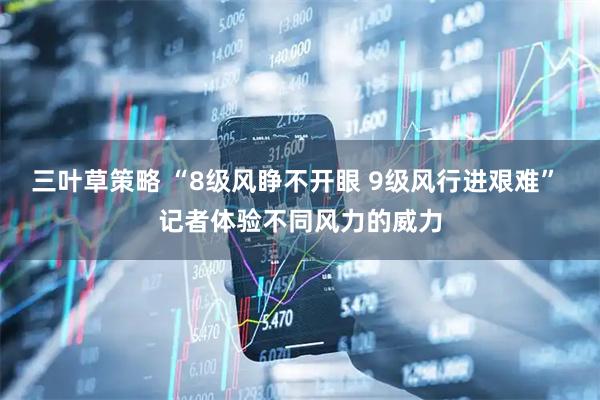 三叶草策略 “8级风睁不开眼 9级风行进艰难” 记者体验不同风力的威力