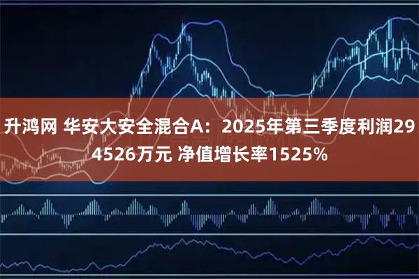 升鸿网 华安大安全混合A：2025年第三季度利润294526万元 净值增长率1525%