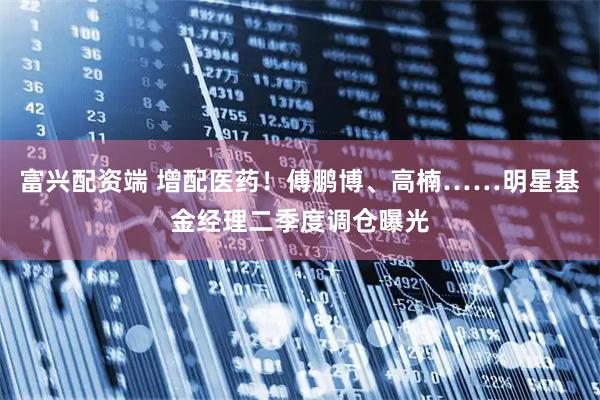 富兴配资端 增配医药！傅鹏博、高楠……明星基金经理二季度调仓曝光